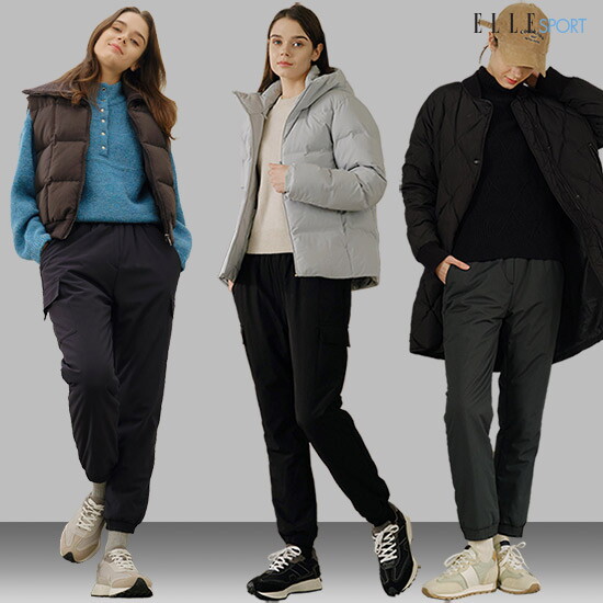 [엘르스포츠]엘르스포츠 24FW 여성 보아퍼본딩 패딩 팬츠 3종 
