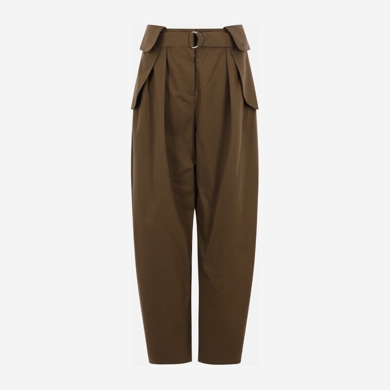 LOEWE 로에베 더블 L 자수 카고 플랩 포켓 팬츠 S540Y04XNV 4160