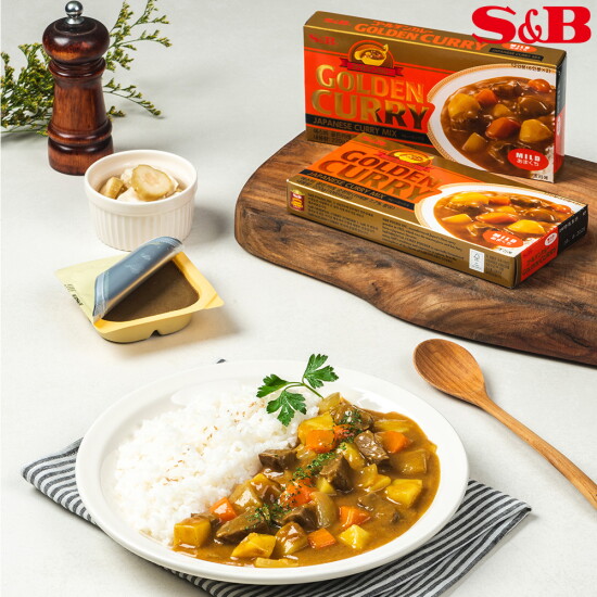 [훼밀리인터내셔날][S&B] 에스비 골든 카레 순한맛 220g * 6개입