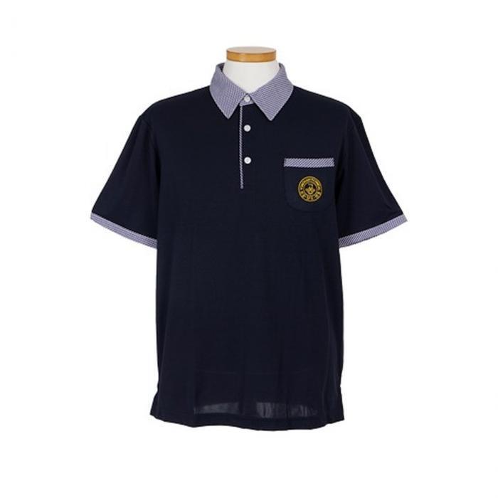 셀러허브 스포츠 생활복 네이비 (용산공고) 교복몰 교 블루잔체크 반팔