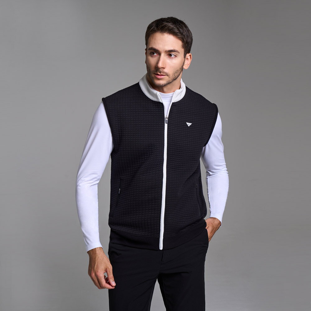 피턴진 [179st]다운블로우 남성스포츠 골프웨어 자가드 풀집업 베스트 DB6515-1M