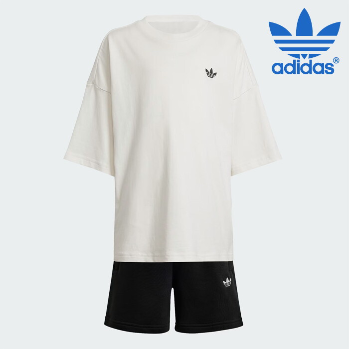 아디다스 아디다스 [아디다스][세일] 아디다스 아동 세트 /g17- JD3105 / LK DY MM STS 키즈 디 즈니 미 키마우스 쇼츠 반팔티 세트