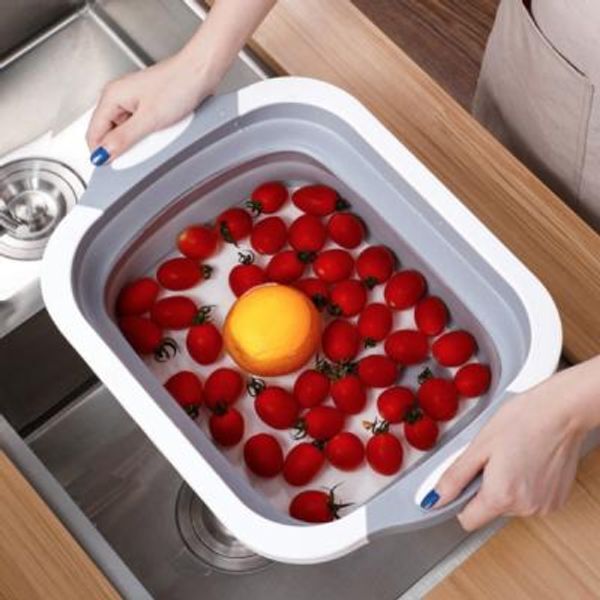 교보문고 해피엘리펀트 파베르 접이식 도마 싱크볼 설거지통 겸용