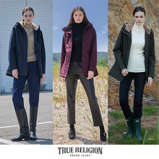 [트루릴리전]트루릴리전 24FW 여성 보아퍼 패딩 자켓 1종