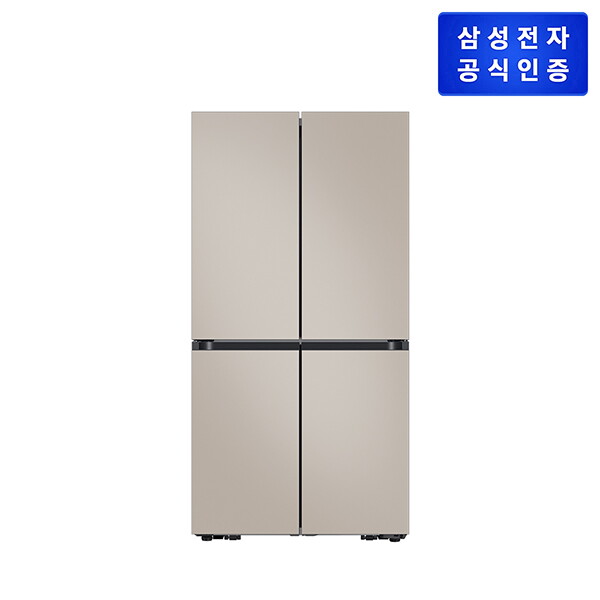 삼성전자 Bespoke AI 냉장고 25년형 4도어 RM70F90R2GD 905L 에센셜 베이지
