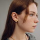 [빈티지헐리우드][빈티지헐리우드]Bumpy Heart Earrings_VH239OEA004B