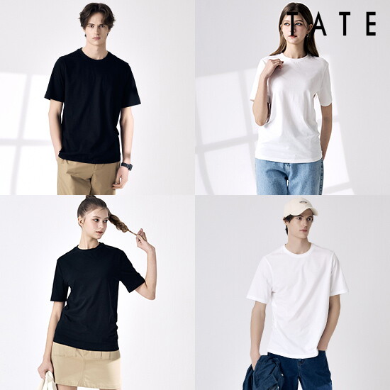 [테이트]TATE (26SS) 남녀 오가닉 튜블러 티셔츠 7종