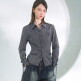[비바셔스]Sweet Ribbon Shirring Shirt - 5COL