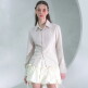 [비바셔스]Sweet Ribbon Shirring Shirt - 5COL