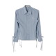 [비바셔스]Sweet Ribbon Shirring Shirt - 5COL