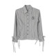 [비바셔스]Sweet Ribbon Shirring Shirt - 5COL