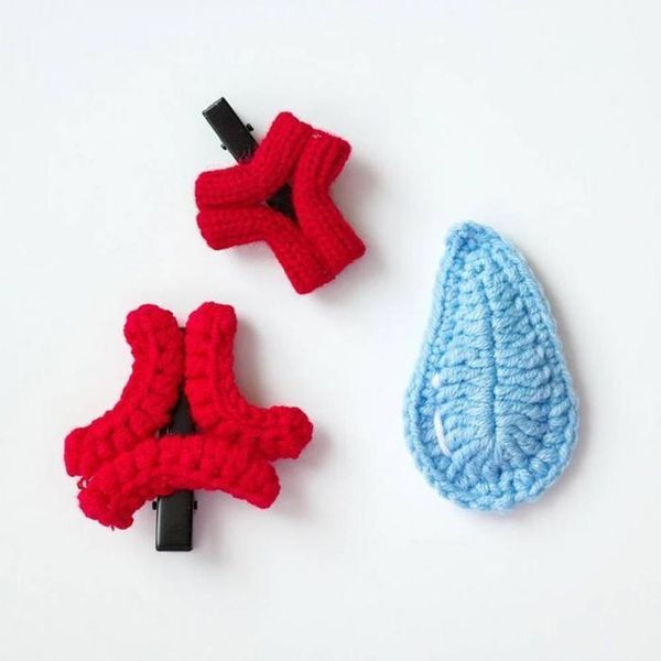 셀러허브(하프클럽) [하프클럽/셀러허브_여성트랜드패션]감정표현 삐질 헤어핀 땀 머리핀 빡침 화난 빠직 이모티콘