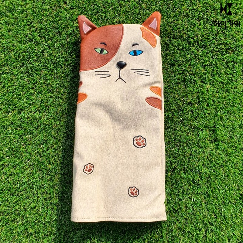 기타 하이가이 오드아이 키티 골프 드라이버 헤드 커버