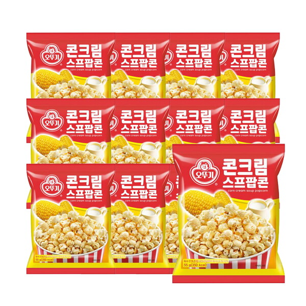 오뚜기 오뚜기 콘크림스프팝콘 55g x 12봉