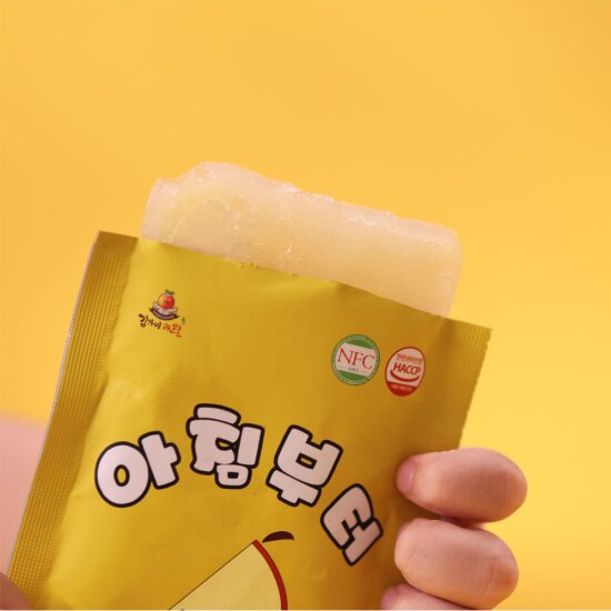 갈변없는 노오란 순수착즙 아침부터 사과주스 100ml×50포