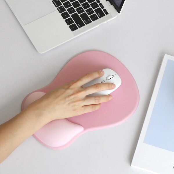 히키스 오피스 데스크 인체공학 쿠션 손목 보호 마우스 패드