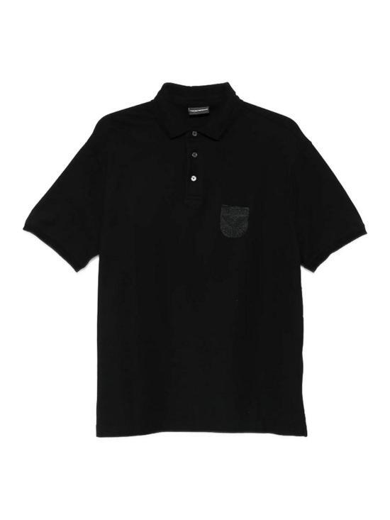 엠포리오 알마니 [해외] 26SS 엠포리오 아르마니 폴로 티셔츠 AF10497EM005363UC001 Black