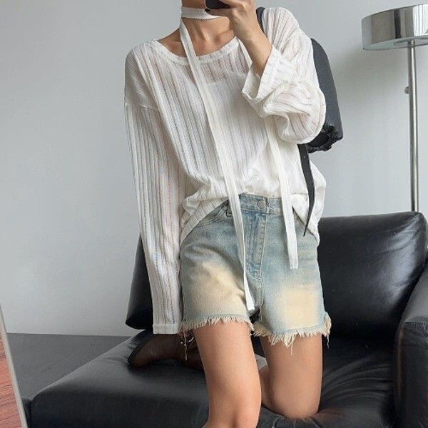 기타 [브이와이][VY] 여자 그런지룩 긴팔 티셔츠_WT31197_17847701_588847