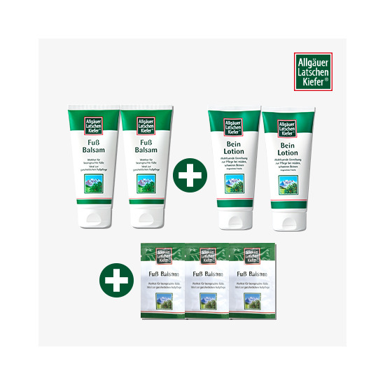 [알고야 라첸키퍼][풋발삼+베인로션 세트]알고야라첸키퍼 풋 발삼 200ml 2개 + 베인(다리) 로션 200ml 2개 + 풋발삼 파우치 4ml 3개