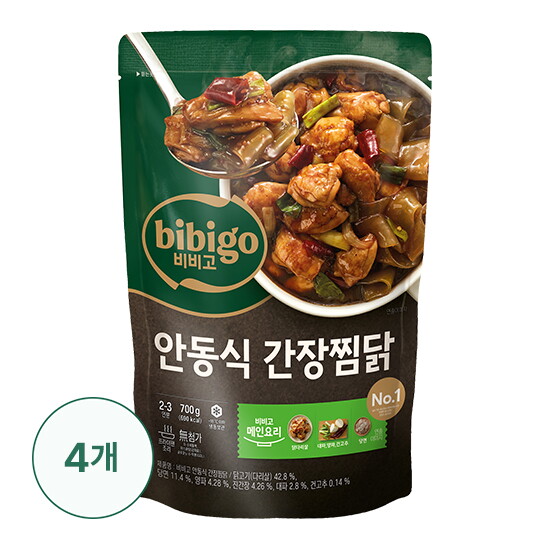 [비비고]비비고 안동식 간장찜닭 700g x 4봉