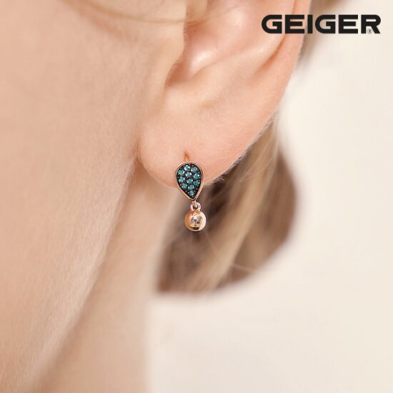 14K 블랙 포이즌 귀걸이 GI14EE394
