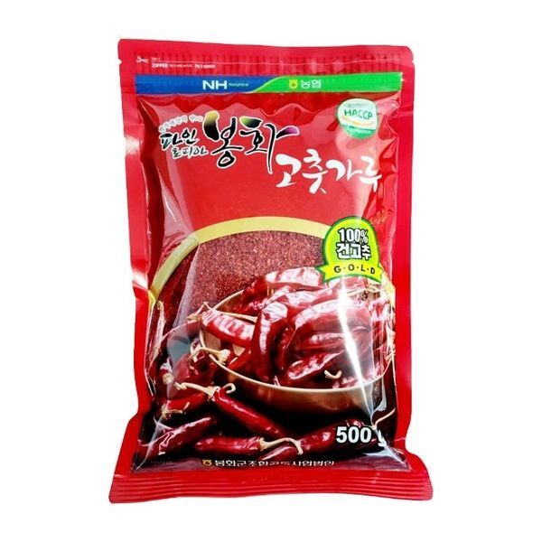 (주)티알엔 기타 [하프클럽/기타]25년 특등급 국산 건고추 김장 김치 봉화 햇고춧가루 골드 보통맛 500g