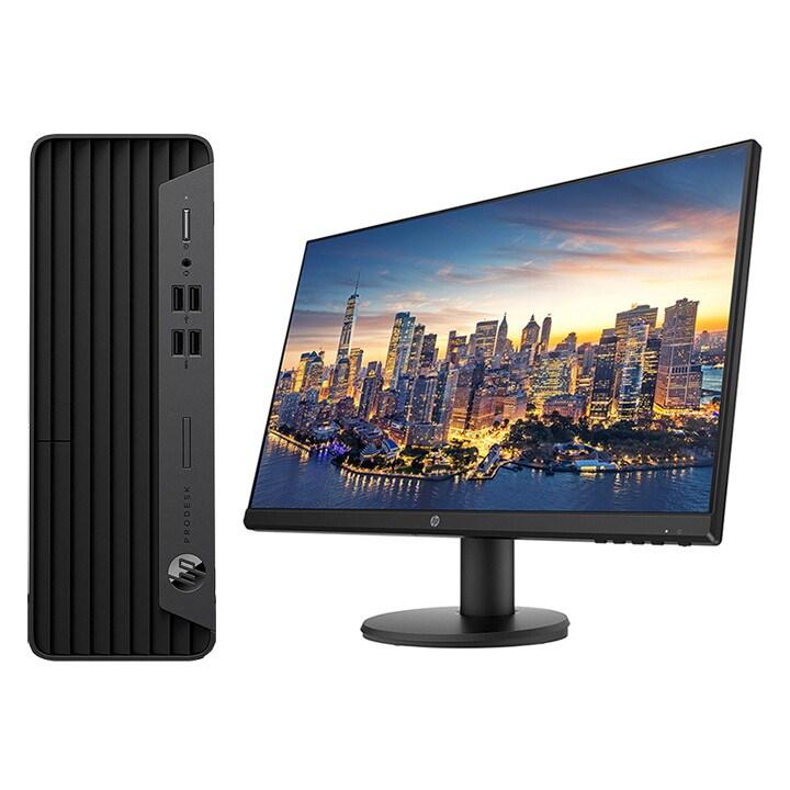 [중고] HP HP 슬림 컴퓨터 PC + HP 24인치 FHD모니터 패키지 특가 [중고제품]