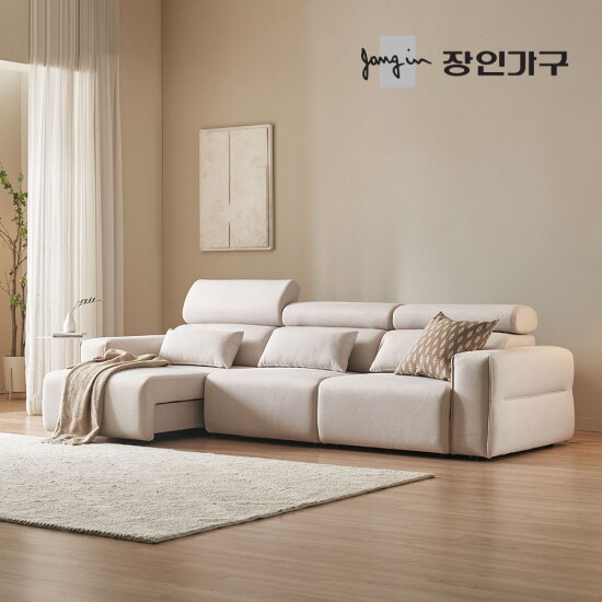 [장인가구]조디 4인용 제로월 전동 슬라이딩 리클라이너 확장형 모션 소파 (정상가 1,200,000원/착불) ★쿠션증정★