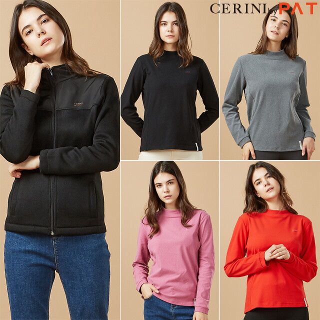 세리니 바이 피에이티 [CERINI by PAT] 여성 소프트 베이직 티셔츠 5종 세트 23W