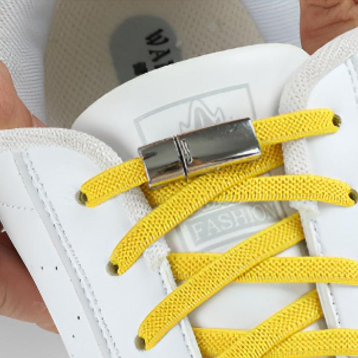 셀러허브 유니섹스 [룽스]고정 매듭없는끈 풀림 방지 자석형 운동화