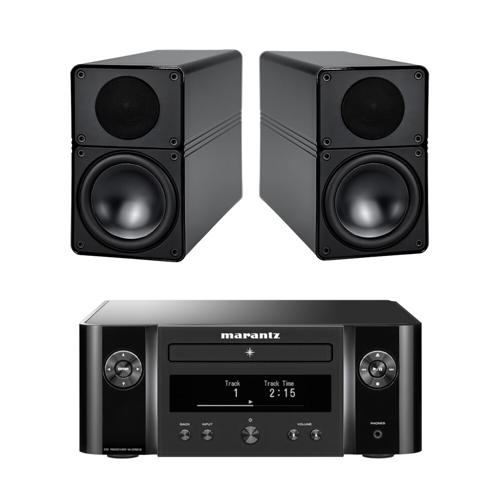 Marantz 마란츠 M-CR612 + 엘락 BS305 네트워크 오디오 앰프 스피커