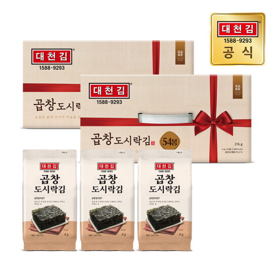 [대천김]대천김 곱창도시락김 4g x 108봉