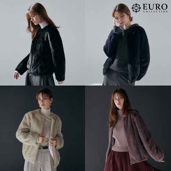 [EUROcollection]유로컬렉션 21FW 휘메일 풀스킨 집업 자켓