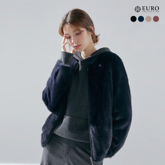 [EUROcollection]유로컬렉션 21FW 휘메일 풀스킨 집업 자켓