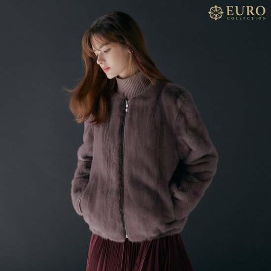[EUROcollection]유로컬렉션 21FW 휘메일 풀스킨 집업 자켓