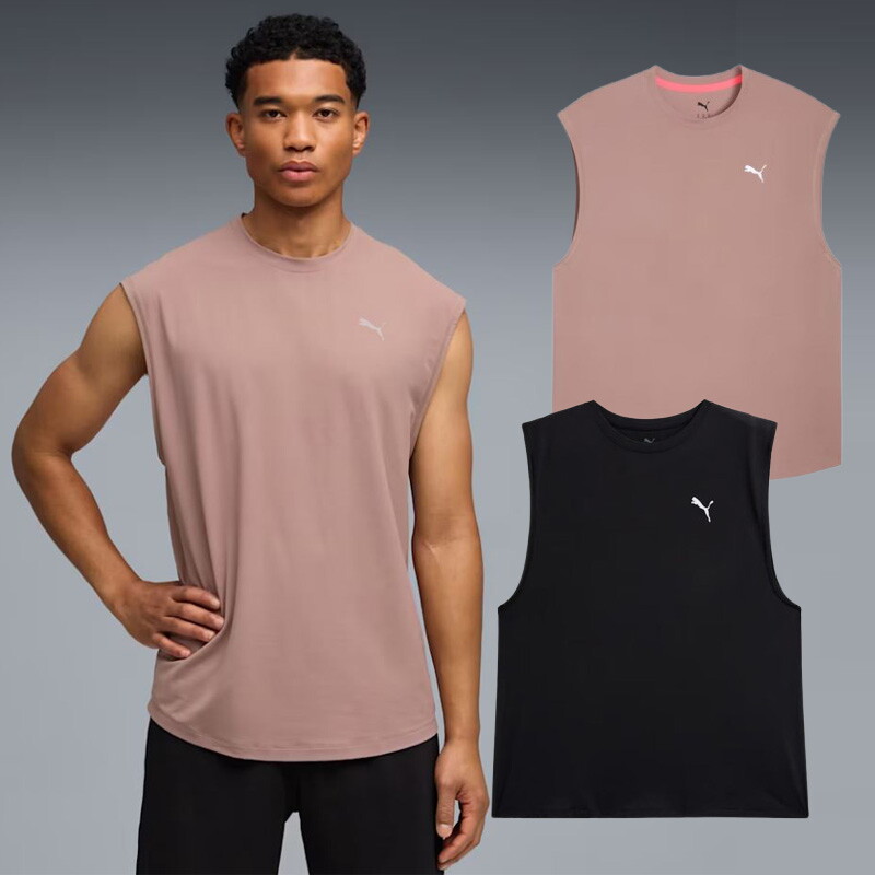 상세참조 푸마(코리아) 남성 런 쿨셀 슬리브리스 Run CoolCELL Sleeveless 529185 2컬러