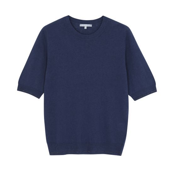 [LBL]◎25SS 퓨어실크린넨코튼 하프슬리브 니트 3종