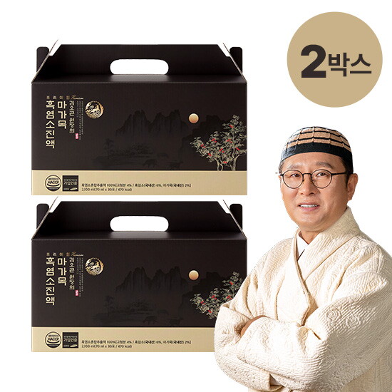 [2박스] 김오곤 원장의 프리미엄 마가목 흑염소 진액 (70ml*30포*2박스)