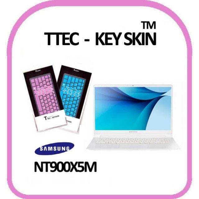 에이치플러스몰 블루 문자인쇄 키스킨 키커버 키보드스킨 한영 NT900X5M 노트북키