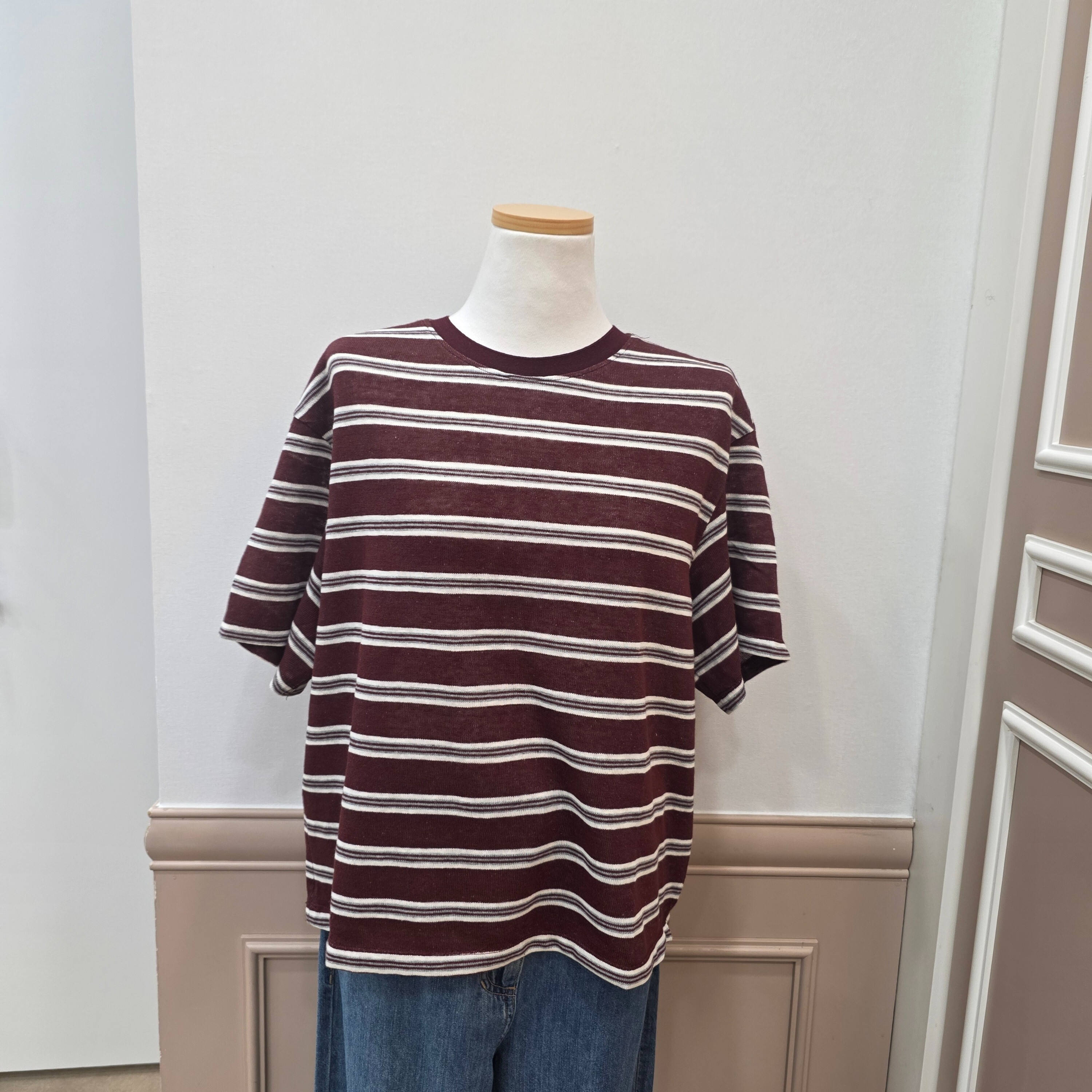 (주)수INT 비씨비쥐 [BCBG]O  캔디  스트라이프 TS  B6B5X441  65_US